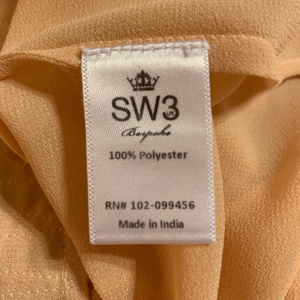 SW3 Bespoke Sheer Sleeveless Blouse - Picture 13 of 14